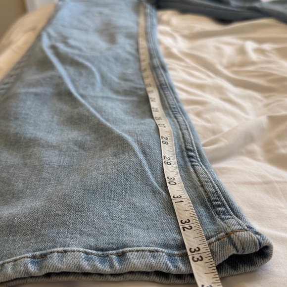 Zara Light Wash Wide Leg Jeans Women’s Size 4 High Rise Denim - Picture 6 of 8